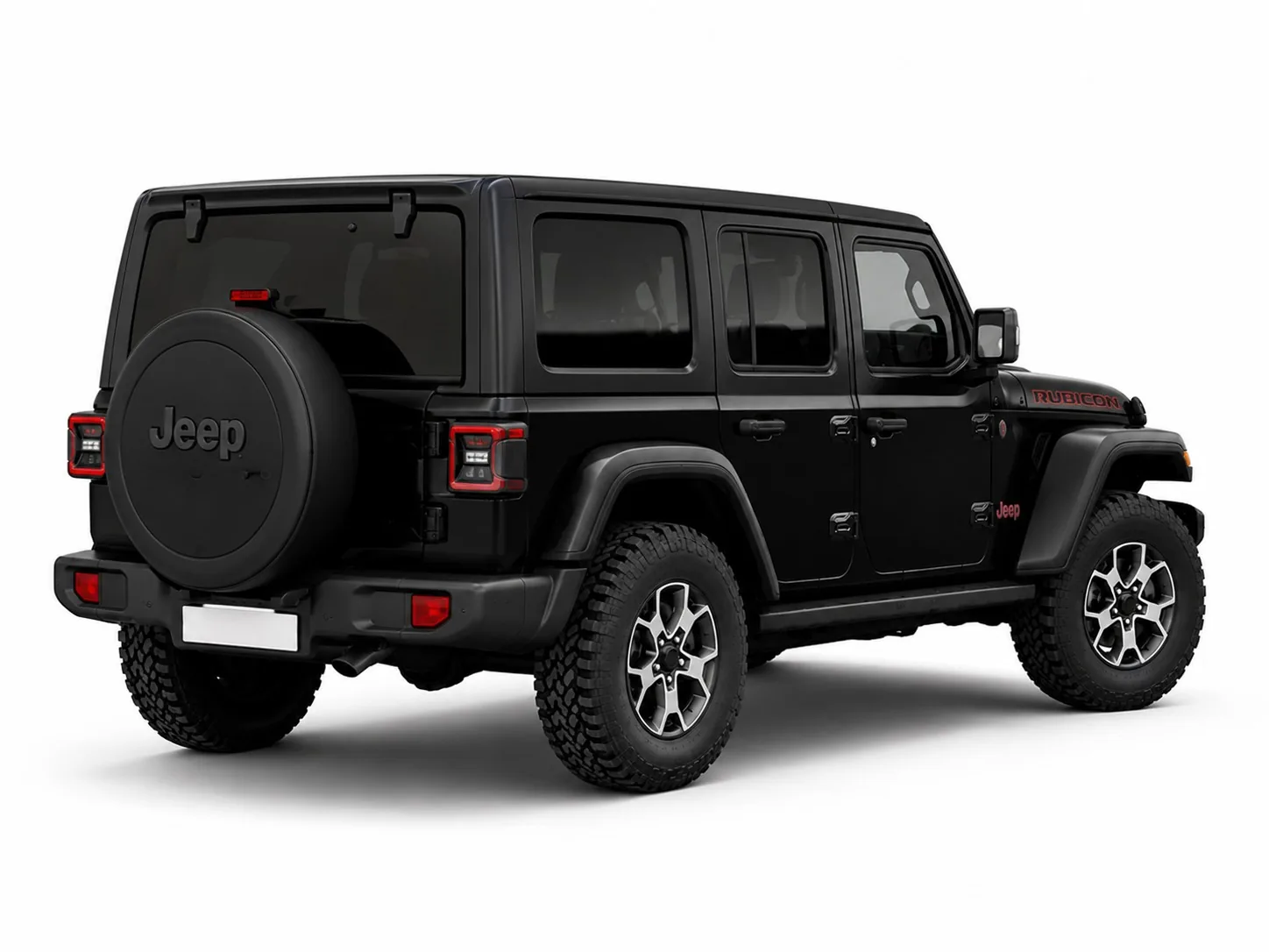 Jeep Wrangler Rubicon — Vista posteriore