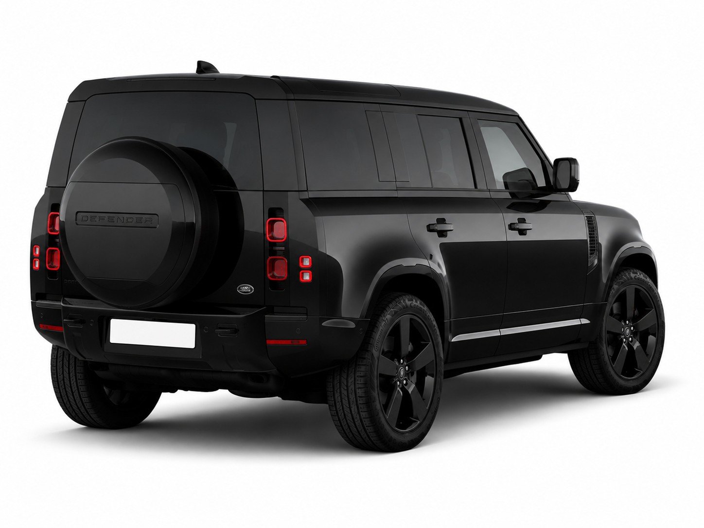 Land Rover Defender 110 — Achteraanzicht